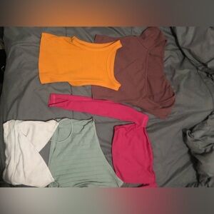 Stylish Women's Sleeveless Tops - Multicolor Set